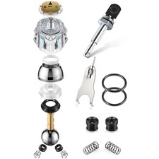 Avenuebool Acrylic Shower Trim Set for Delta 600 Series Valve, Push Button
