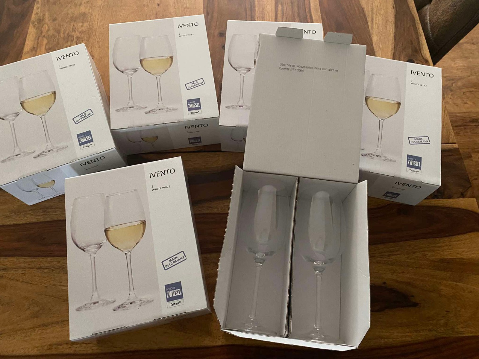 SCHOTT ZWIESEL - 12 Weißwein Weingläser - Tritan Glas - Modell Ivento - NEU -