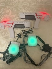 LASER X Laser Gaming Set Indoor Outdoor LAZER TAG GUNS 2 Players Kid Approved
