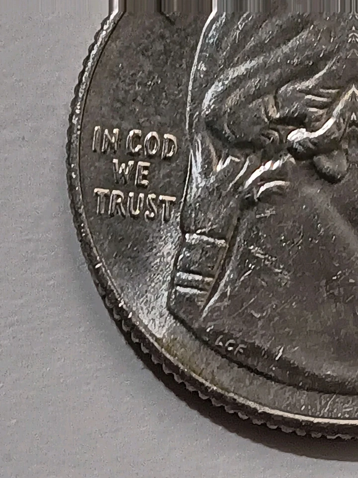 2023 D Error “In Cod We Trust” Jovita Idar Women's Quarter. RARE MINT CONDITION - Image 3 of 4
