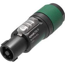 50 Pack Neutrik NL4FXX-W-L 4 pole SpeakON Cable Mount Connector, Large 10-16mm