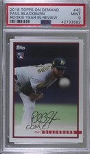 2018 On Demand Rookie Year in Review Online Exclusive Paul Blackburn PSA 9 1c7
