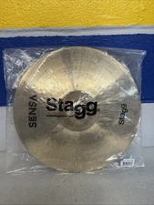 Stagg Sensa 14” Medium Exo Hi-Hat Cymbals Pair SEN-HM14E New