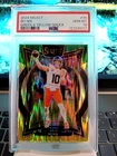 2024 Select Bo Nix Concourse Green and Yellow Prizm Shock RC #30 Broncos PSA 10