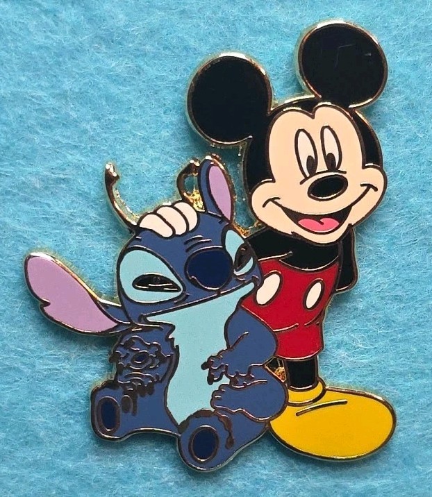 Mickey Patting Stitch on the Head Mickey Mouse and Friends Booster 45837