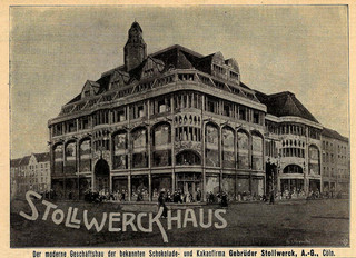 Anzeige Werbung Reklame 1907: STOLLWERCK HAUS IN CÖLN (KÖLN) 180 x 125 mm