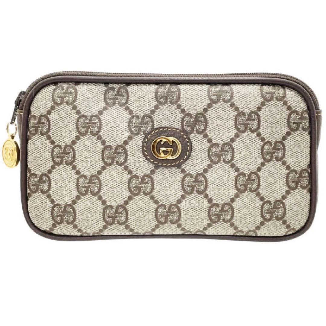 Gucci Gg Supreme Pouch Nn14553 Style Vintage Petite Pochette Designer Toile