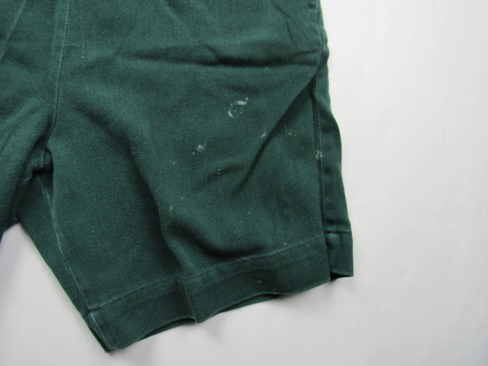 Vtg 1950s Green Twill Girl Scout Shorts USA Official Uniform 25 x 6 Side Zip 50s - Image 3 of 4