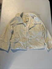 Preppy Chic Elegant Denim Paisley Vintage Levi’s Crop Jacket S Western Old Money