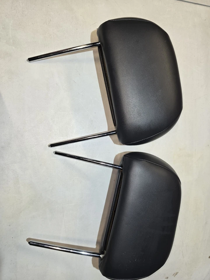 Juego de 2 reposacabezas asientos delanteros GMC Jimmy Diamond Edition CUERO RARO OEM Foto 2 de 4