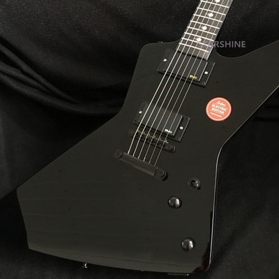 Black Electric Guitar Finger inlay Black Parts Mahogany Body Snakebyte stainless