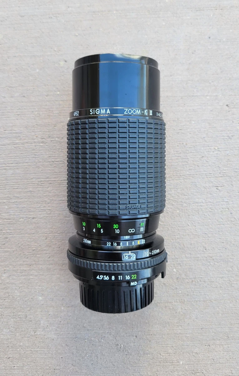 Sigma f/4.5 Camera Lenses 70-210mm Focal for sale | eBay