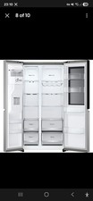 LG GSGV80PYLL InstaView™ ThinQ™ 91cm American Fridge Freezer Prime Silver E