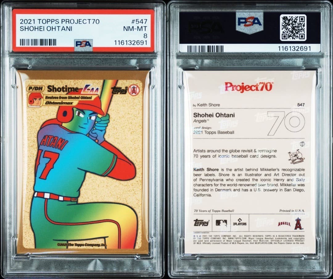 2021 Topps Project 70 - 2021 Topps Baseball Shohei Ohtani #547