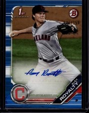 2019 Bowman #PA-AR Alex Royalty Prospect Autographs Blue #/150