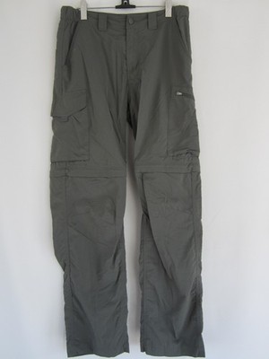 COLUMBIA SILVER RIDGE OMNI SHADE CONVERTIBLE PANT   30-31 - GREEN - MEN S - WORN