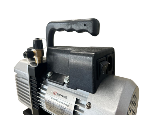 Everwell 1LVP-5MP Vacuum Pump – 5.0 CFM, 1/3 HP, 1 Stage, Dual Voltage HVAC Tool - Picture 6 of 8