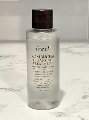 Fresh Kombucha Cleansing Treatment No-Rinse Cleanser 2.5 oz, 75 ml NWOB