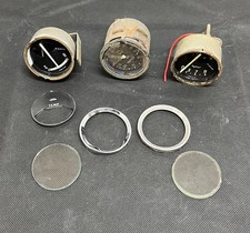 Konvolut 3x Instrumente Smith Jaeger 50mm Water Oil Temperatur Druck - Job Lot