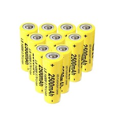 14500 Batería 2500mAh Li-ion 3.7V Baterías Recargables Celda Para Linterna LOTE
