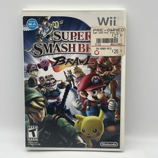 Super Smash Bros. Brawl (Nintendo Wii, 2008) CIB w/ Manual TESTED WORKING “C”