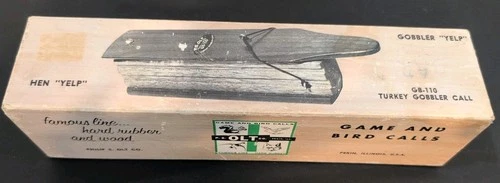 Vintage P.S. Olt GB-110 Turkey Gobbler Call Original Box Game Hunting Outdoors