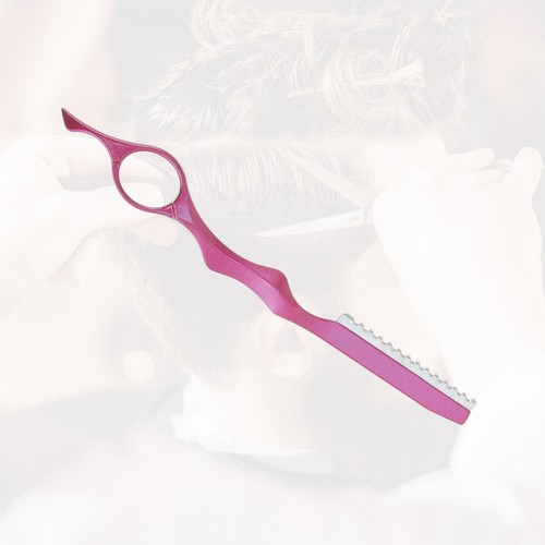 Robuster Haarkamm mit Klingen für Haarstyling rosa 1 Stück - Bild 6 von 7