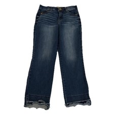 Democracy Ab Technology Cropped Jeans Raw Hem - Women's 8