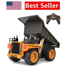 Powerful 4-Wheel Drive Remote Control Dump Truck - Ideal Gift for Kids