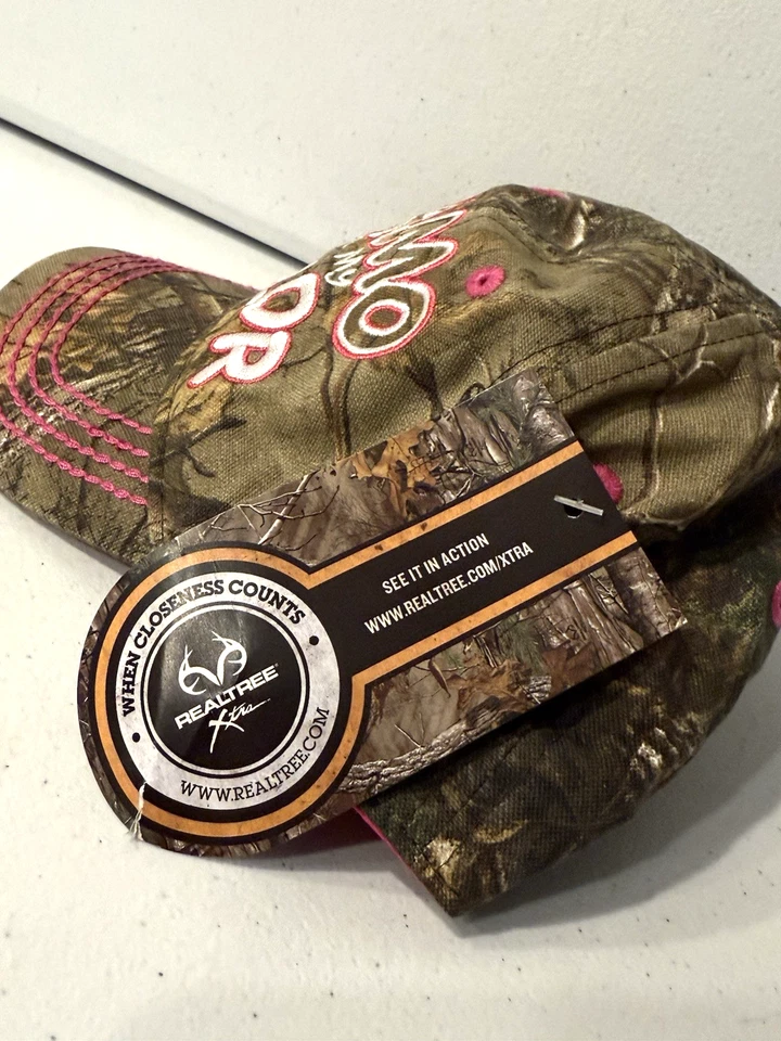 NUEVO Sombrero Realtree Signatures para niña pequeña talla 2-3 años 'El camuflaje es mi color' Foto 3 de 4