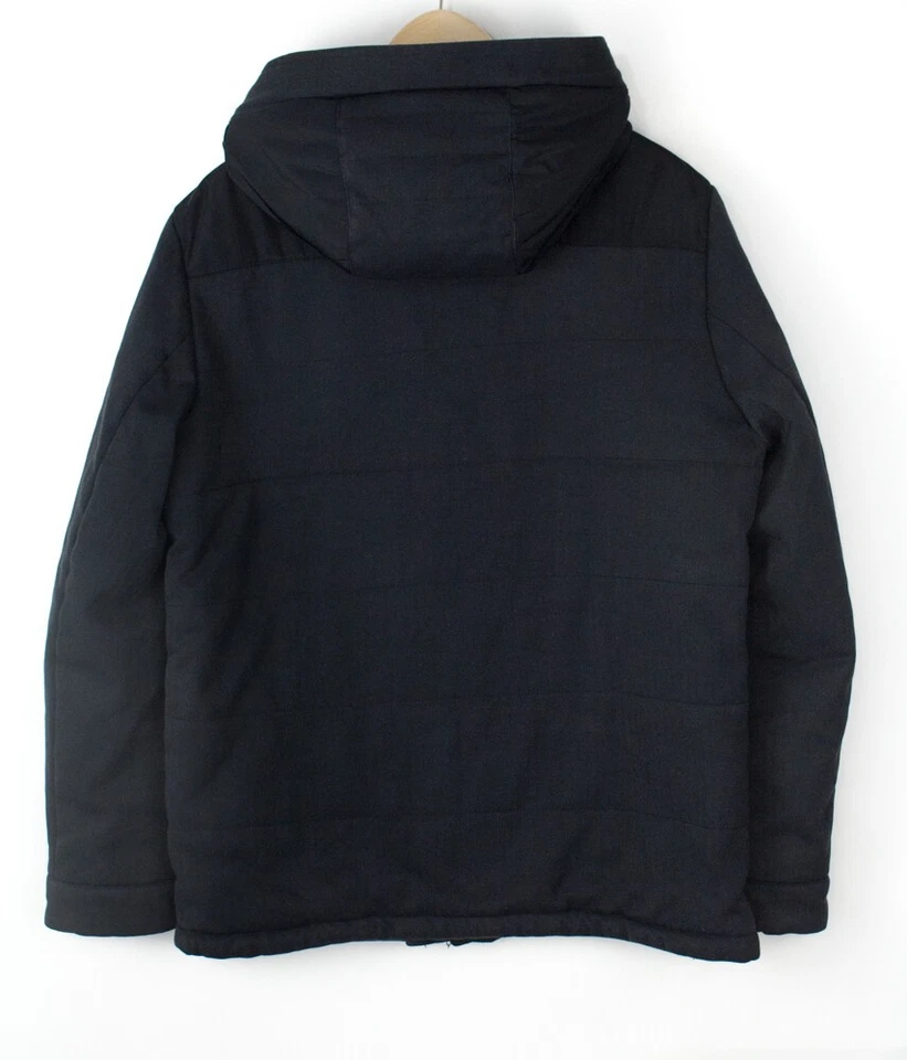 MICHAEL KORS Men Hooded Parka Jacket Overcoat Size M - Image 3 of 4