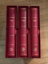 DEAL -- Lighthouse Stamp Album Canada, Hingeless, Volume 1 to 3 (1851-2009) RED