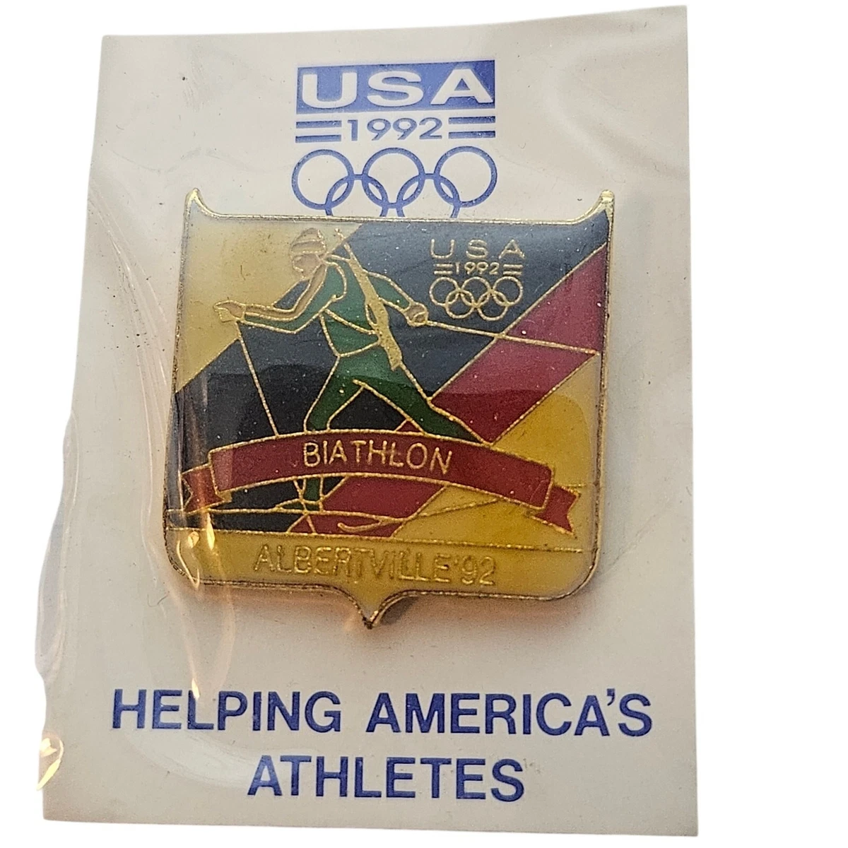 Pin Sponsor VISA – Jeux Olympiques Albertville 1992, Officiel, France