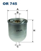 Filtron ÖLfilter Or 745 Zentrifuge FüR Iliade Renault Magnum Major Kerax FR1
