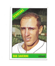 1966 Topps #312 Bob Saverine, Washington Senators