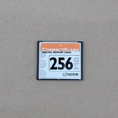 Kingston Technology 256 MB CompactFlash Digital Memory Card Tested Cleared 