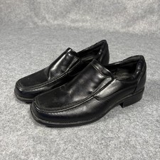 Robert David Lil Tim Dress Shoes 4M Black Slip On Loafers