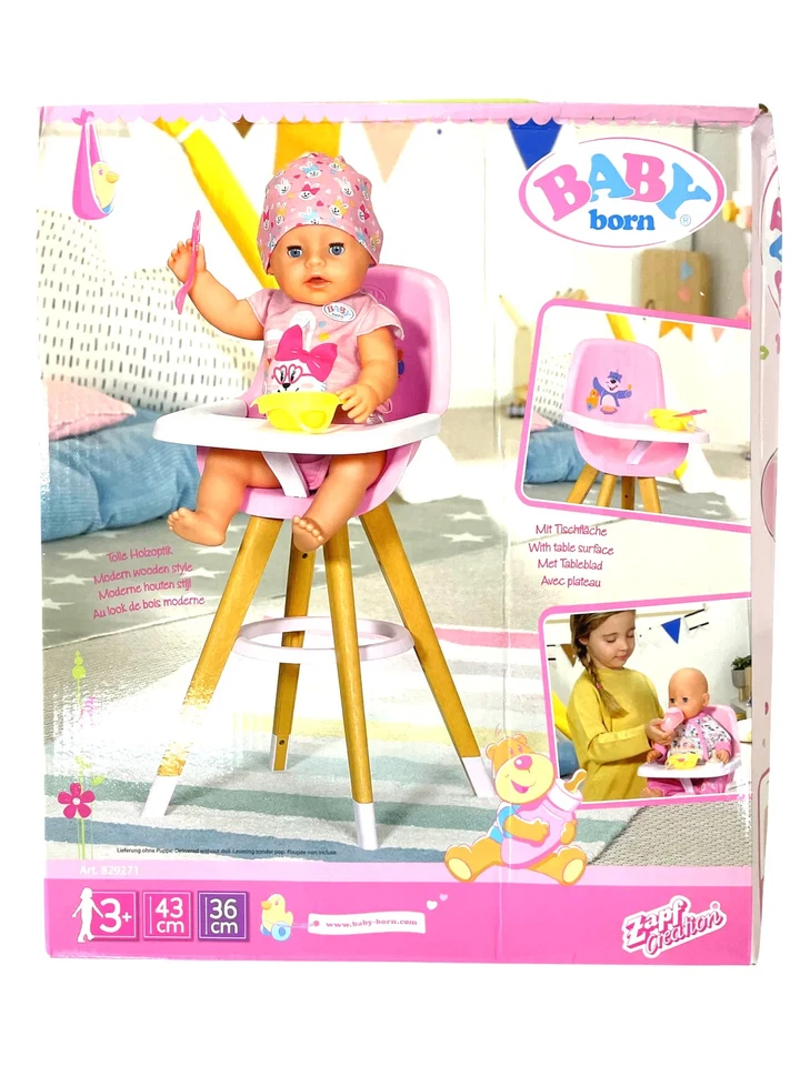 Zapf Creation 829271 BABY born Hochstuhl Moderner Puppenhochstuhl #5014261 - Bild 2 von 3