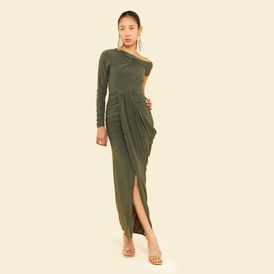 Celestine & Mae Maxikleid L in Grün UVP 250£