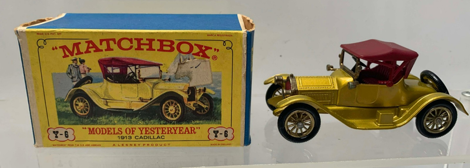 Matchbox Yesteryear Y6, 1913 Cadillac - Free Price Guide & Review