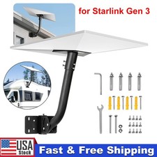 Gen 3 Mount for Starlink Adjustable Wall/Roof Mounting Kit for V3 Standard Dish