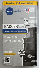 InSinkErator Garbage Disposal w/ Cord - Badger 1 - Badger Series - 1/3 HP *NEW*