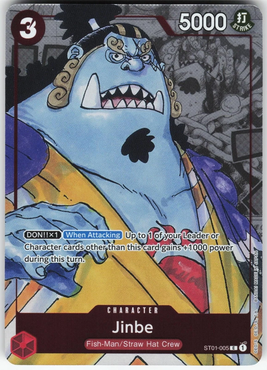 Jinbe-St01-005 ST01-005 One Piece Promotion Cards for sale | eBay