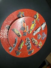 Vintage 1969 Springbok Circular Puzzle - CLASSIC CARS Bob Pettes Great! COMPLETE