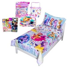 Sheet Set - Bedding Bundle for Toddler Beds Includes 1 Flat Sheet, 1 Fitted