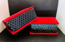 Ringschatulle Hochzeit 2 Slot Ehering Box Velvet Verlobungsring Box Premium