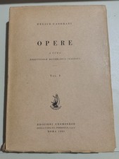 libro vintage " OPERE " di Felice CASORATI