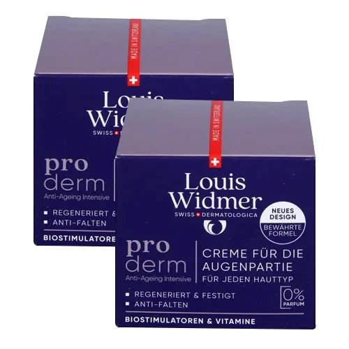 LOUIS WIDMER GMBH Widmer Proderm Creme F.die Augenpartie O.p. Set 2 St
