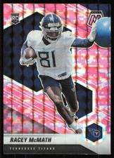 2021 Panini Mosaic #392 Racey McMath Prizm Camo Pink
