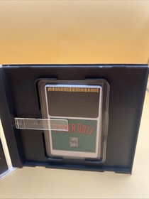 Power Golf - TurboGrafx-16 Game In Jewel Box With Manual & Holding Clip READ